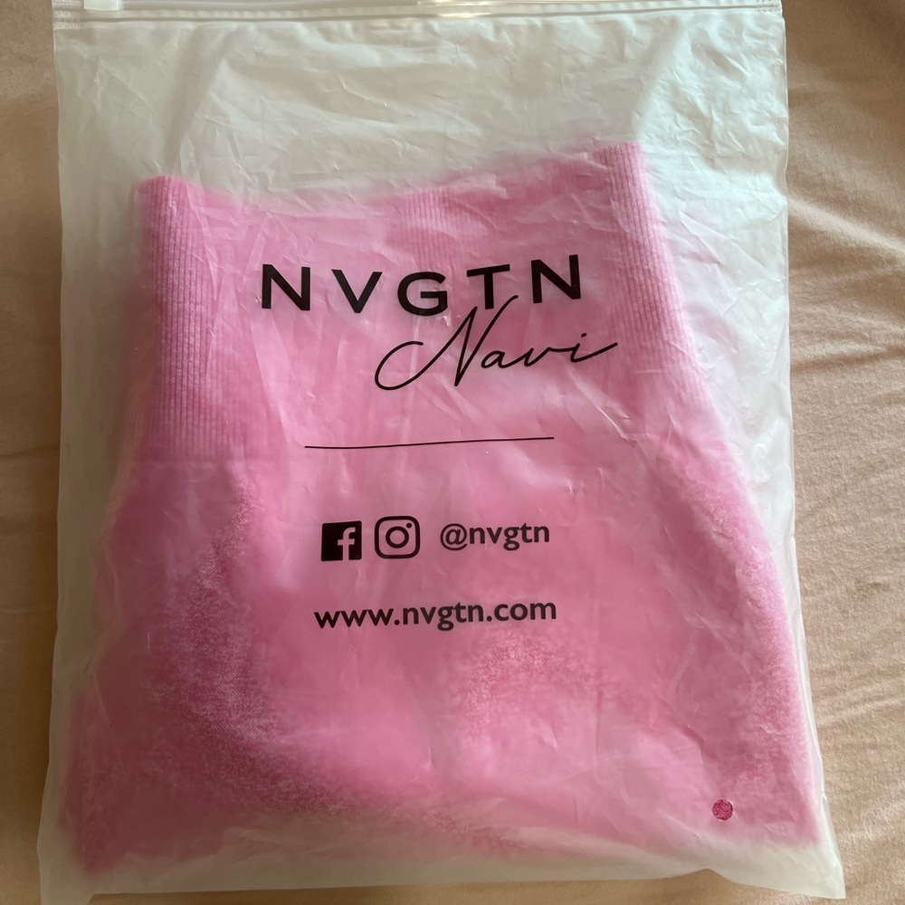 New with tags pink NVGTN shorts